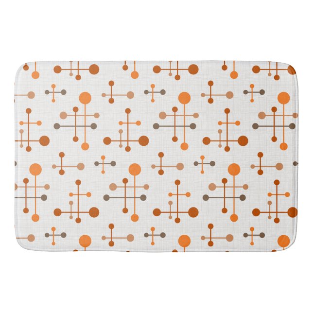 Tapis De Bain Motif de l'ère atomique du milieu du siècle 36 Ora (Devant)