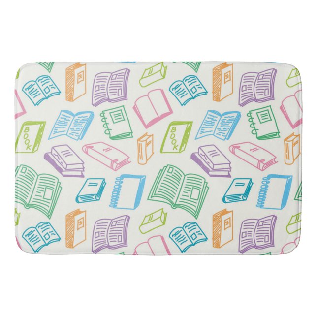 Tapis De Bain Motif de livre (Devant)