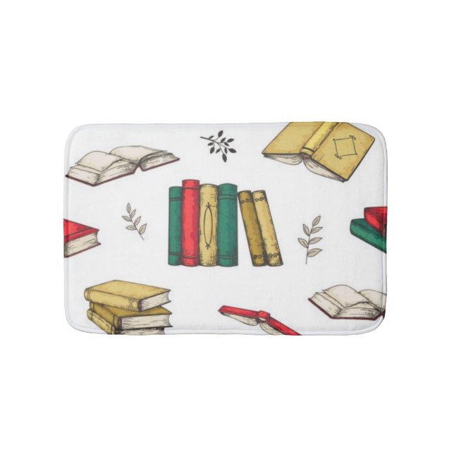 Tapis De Bain Motif de livre (Devant)