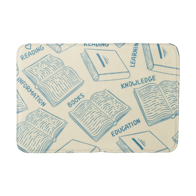 Tapis De Bain Motif de livre (Devant)