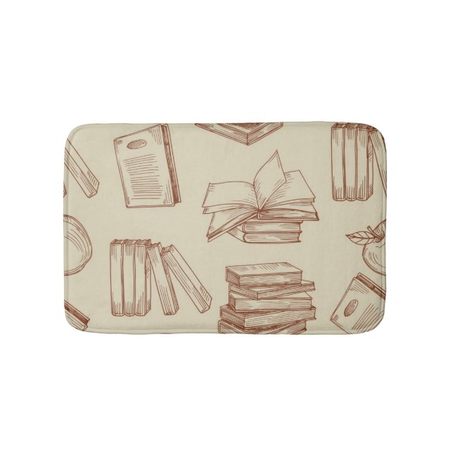 Tapis De Bain Motif de livre (Devant)