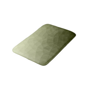 Tapis De Bain Motif de maille géométrique à dégradé vert clair d