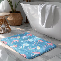 Motif de méduses aux couleurs pastel