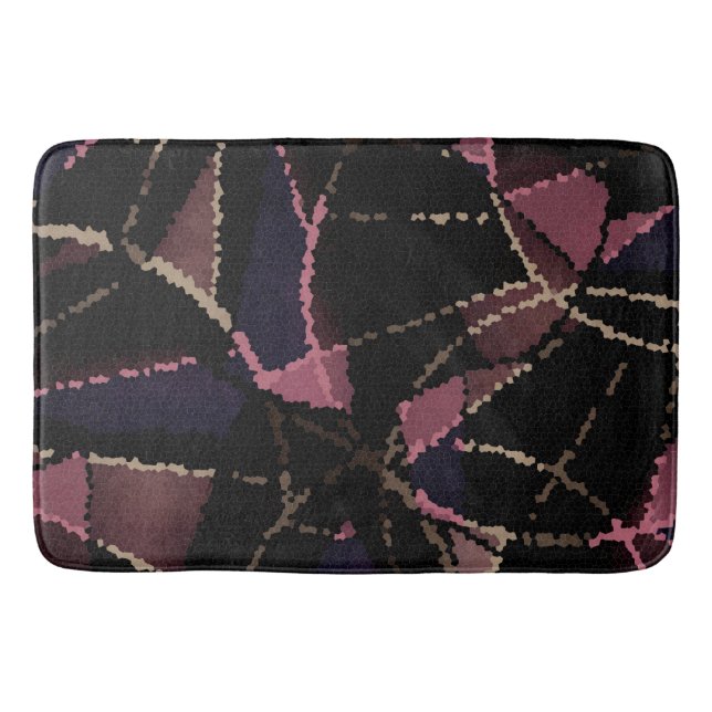 Tapis De Bain motif de mosaïque Abstrait (Devant)