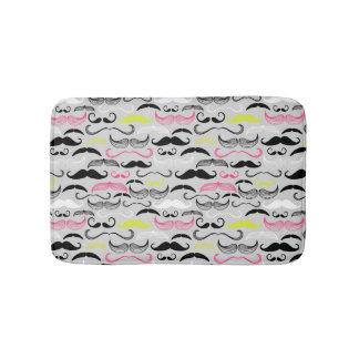 Tapis De Bain Motif de moustache, rétro style