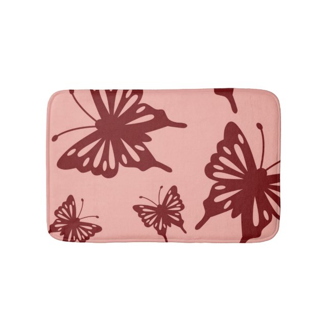 Tapis De Bain motif de papillon (Devant)
