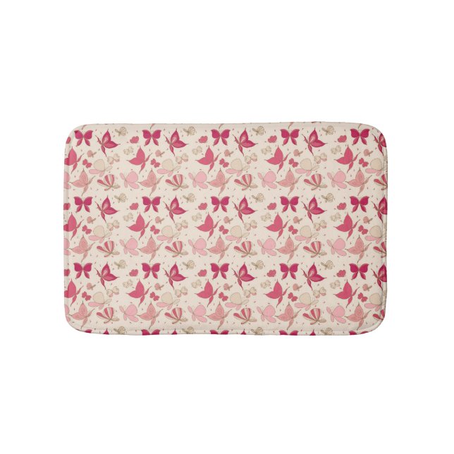 Tapis De Bain motif de papillon 3 (Devant)