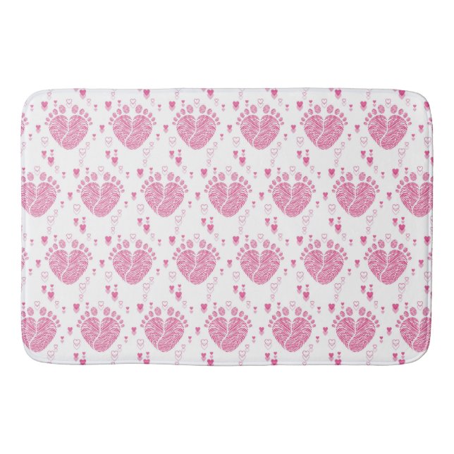 Tapis De Bain Motif de pas pour bébé (Devant)
