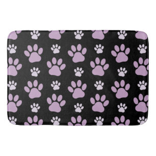 Tapis De Bain Motif De Pâtes, Pâtes Lilac, Pâtes De Chien, Empre
