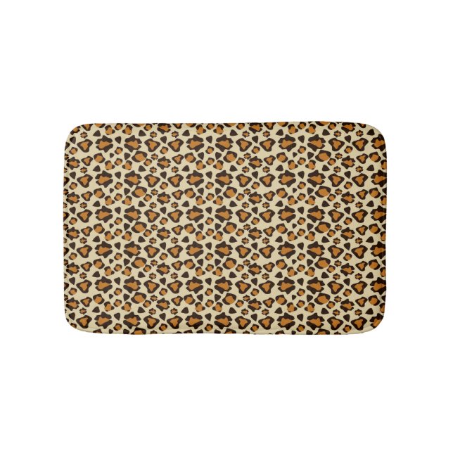 Tapis De Bain Motif de peau de guépard (Devant)
