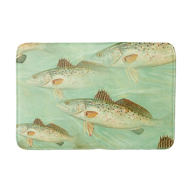 Tapis De Bain Motif de poisson basse (Devant)