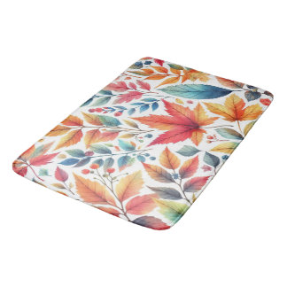 Tapis De Bain Motif de saison automnale Feuilles d'automne