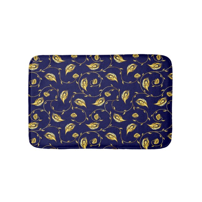 Tapis De Bain Motif de Sari de paon (Devant)