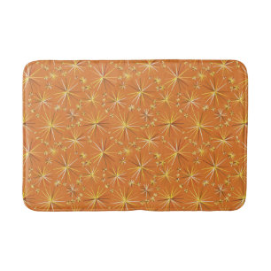 Tapis De Bain Motif de Spoutnik de la moitié du siècle, terre