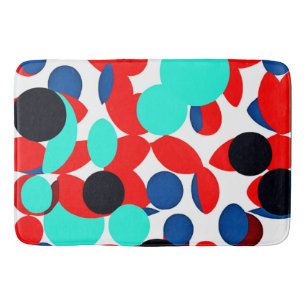 Tapis De Bain Motif de style de lecture couleur dynamique