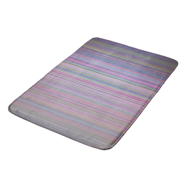 Tapis De Bain Motif de test d'écran de télévision cassé (Angle)
