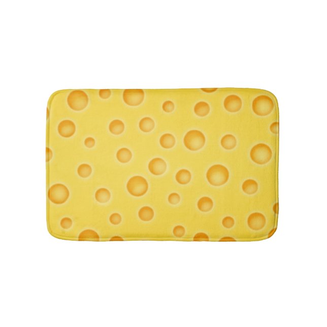 Tapis De Bain Motif de texture de Cheezy de fromage suisse (Devant)