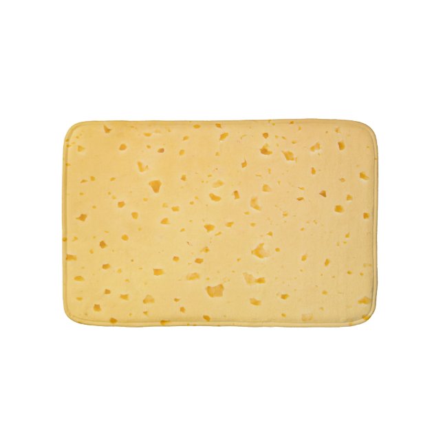 Tapis De Bain Motif de texture de fromage (Devant)