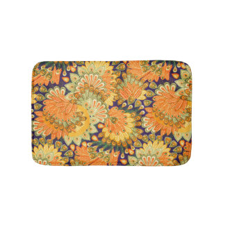 Tapis De Bain motif de tissu vintage : texture de gros plan.