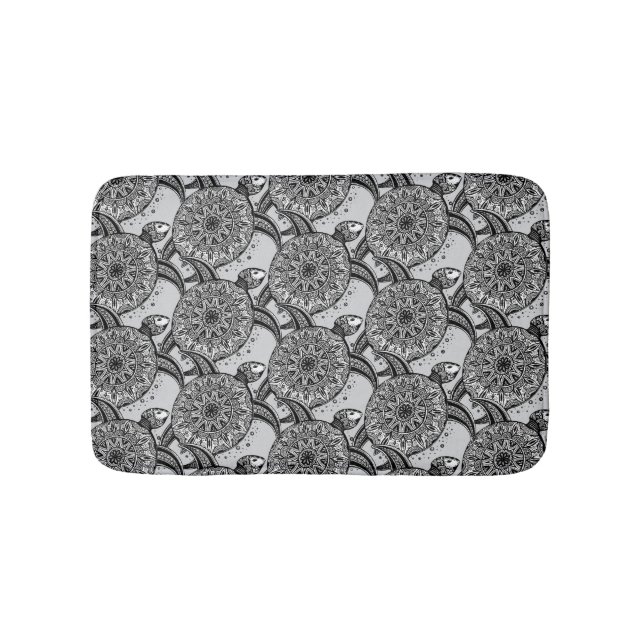 Tapis De Bain Motif de tortue de style (Devant)
