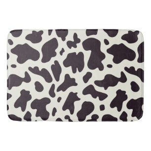 Tapis De Bain Motif de vache noir et blanc Imprimer