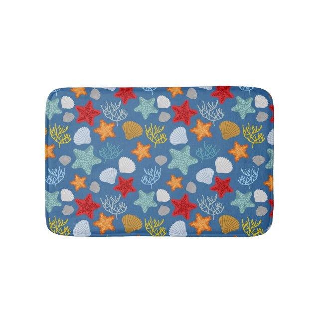 Tapis De Bain Motif de vie sous-marine (Devant)