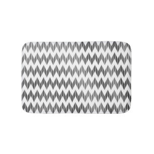 Tapis De Bain Motif de zigzag géométrique 2