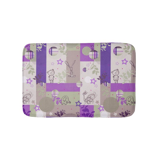 Tapis De Bain Motif d'édredon de bébé (Devant)