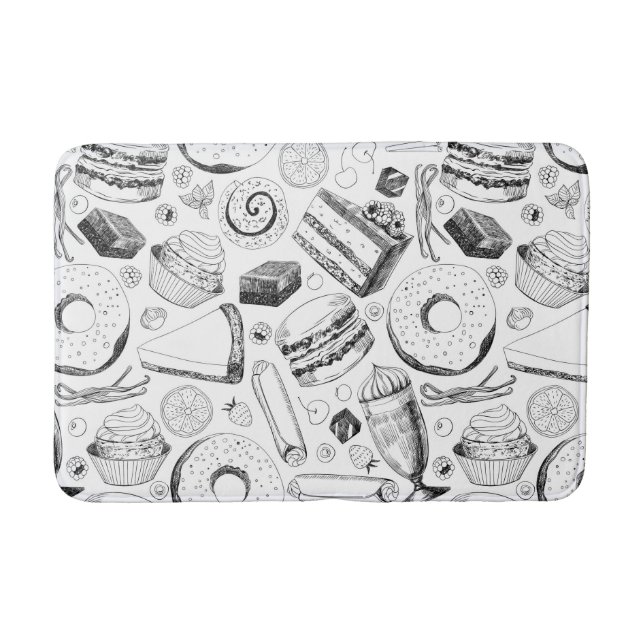 Tapis De Bain Motif délicieux (Devant)