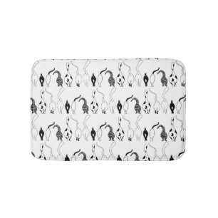 Tapis De Bain Motif des boutons de chat