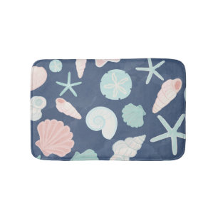 Tapis De Bain motif des coquillages