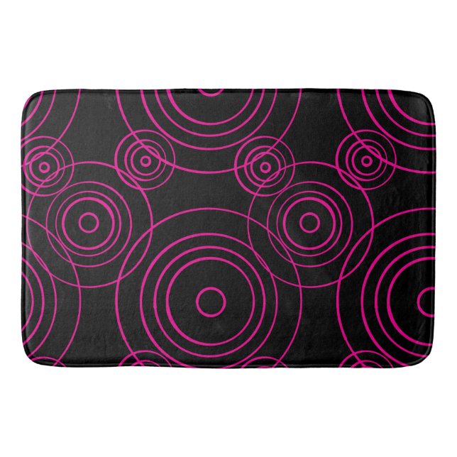 Tapis De Bain Motif des ondulations de pluie (Devant)