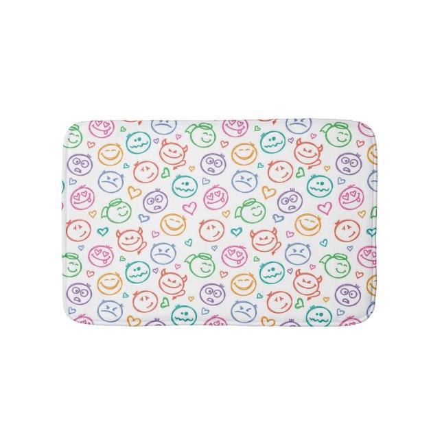 Tapis De Bain motif des sourires (Devant)