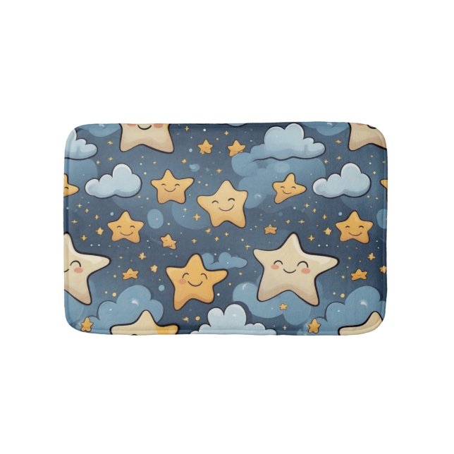 Tapis De Bain Motif d'étoiles (Devant)