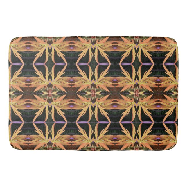 Tapis De Bain Motif d'étude de feuille (Devant)