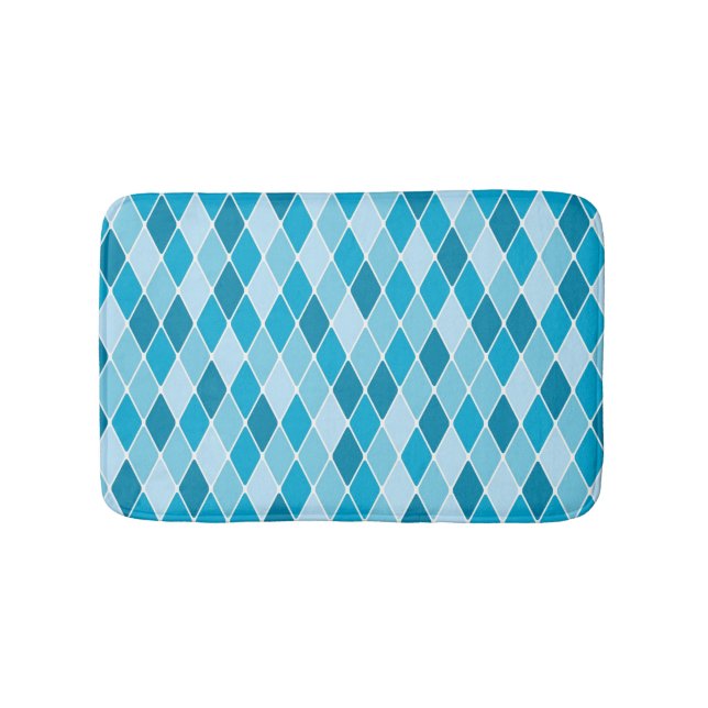 Tapis De Bain Motif d'hiver de harlequin (Devant)