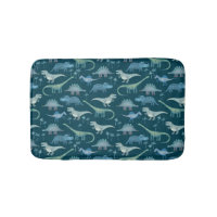 Motif Dinosaure vert foncé