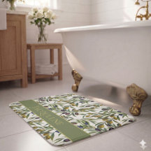Motif d'olive de campagne française à l'aquarelle