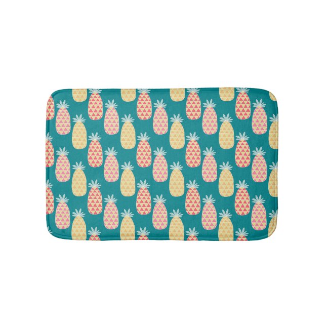 Tapis De Bain Motif Doodle d'ananas (Devant)