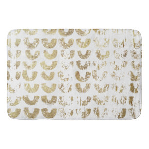 Tapis De Bain Motif d'or moderne en détresse - Sourires