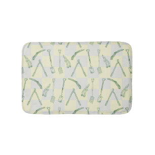 Tapis De Bain Motif d'outils de jardinage