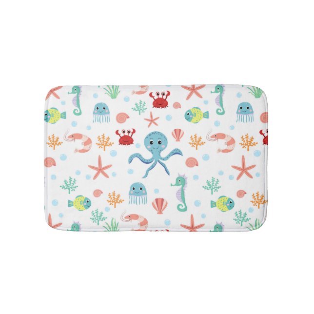 Tapis De Bain Motif du monde marin (Devant)