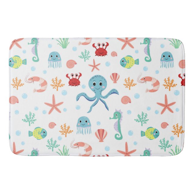 Tapis De Bain Motif du monde marin (Devant)