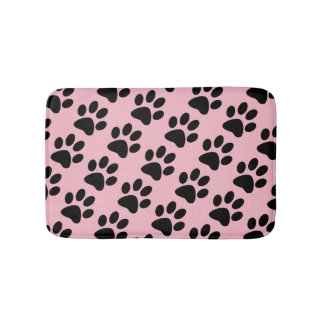 Tapis De Bain Motif Empreinte de patte de chien