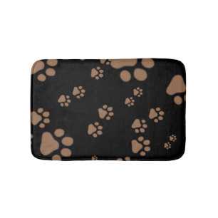 Tapis De Bain Motif empreintes de pattes adorables