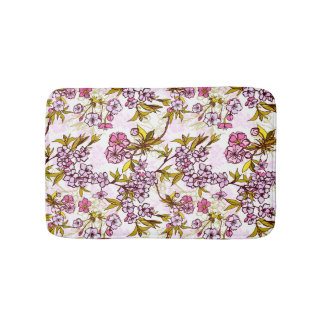 Tapis De Bain Motif en fleurs de cerisiers 