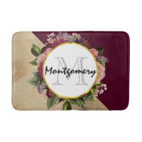 Motif en marbre d'or et Monogramme de fleurs de Bo