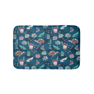Tapis De Bain Motif enfant Ocean Friends