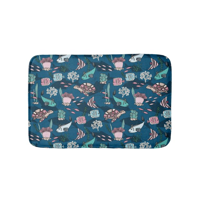 Tapis De Bain Motif enfant Ocean Friends (Devant)
