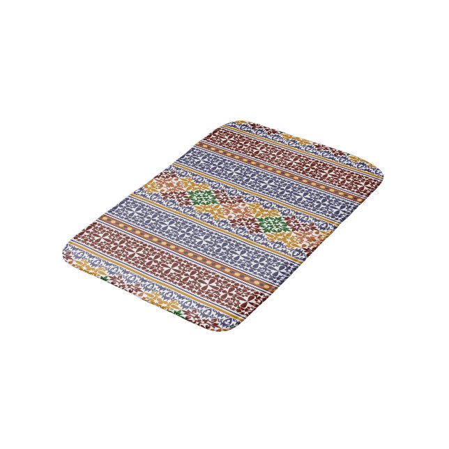 Tapis De Bain motif ethnique élégant (Angle)